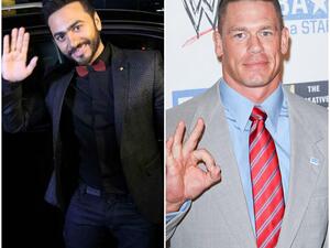 تامر حسني وجون سينا