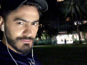 Tamer missed the opening of "Rotana Cafe" a few months ago (Source: tamerhosny - Instagram) Tamer missed the opening of "Rotana Cafe" a few months ago (Source: tamerhosny - Instagram)