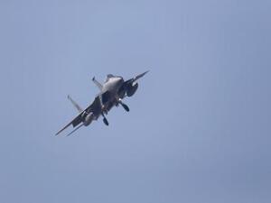 مقاتلة اف-15 تابعة لسلاح الجو الأمريكي تقلع من قاعدة انجيرليك الجوية في جنوب تركيا
