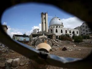منزل مدمر في الغوطة الشرقية
