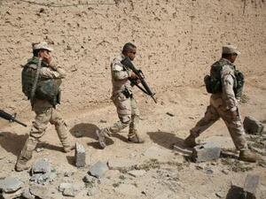 جنود عراقيون جنوبي الموصل 
