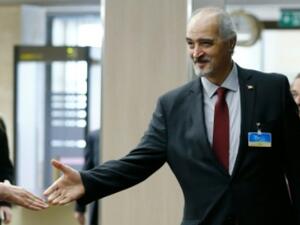 رئيس الوفد الحكومي السوري الى مفاوضات جنيف بشار الجعفري