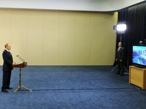 بوتين يوجه رسالة من سوتشي لفرقة المسرح في تدمر
