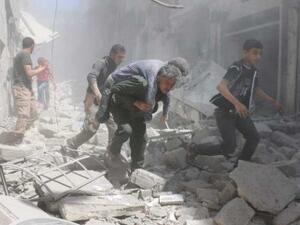 تنديد دولي بقصف المدنيين
