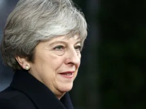 Britain's Prime minister Theresa May arrives to attend the first day of a European union summit. (AFP/File)