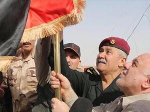 Al-Abadi praised Iraqi government forces' role in the retake of Al-Qaim from ISIS (Iraq Prime Ministry Press Office)