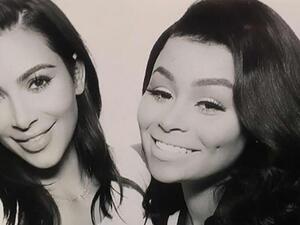 بلاك شاينا وكيم كارداشيان