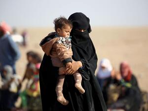 Thousands of villagers are still living in tents near the Kirkuk city center (AFP/File)