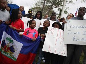 احتجاجات في ميامي ضد تصريحات الرئيس الأمريكي
