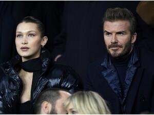 ديفيد بيكهام وبيلا حديد