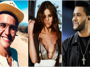 ذا ويكند/ سيلينا غوميز / جاستن بيبر (instagram.com)