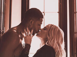 They've had a rocky couple of months as a couple. (Source: khloekardashian / Instagram ) 