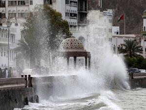 In June, tropical storm Ashobaa hit Muscat, Oman. Cyclone Chapala is expected to hit Monday morning. (AFP/Mohammed Mahjoub)