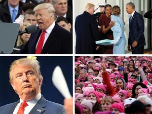 تنصيب ترامب: هدية، احتجاجات نسائية، خطاب مقتبس!
