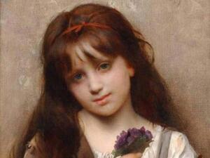 بائعة الورد