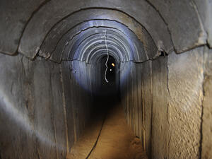 The tunnels are used to smuggle commercial goods and weapons into the Gaza strip (AFP/File)