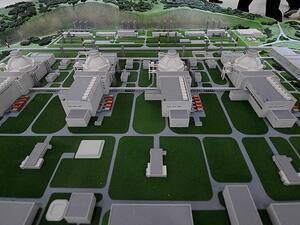 Model of Turkey's Akkuyu nuclear plant. (Anadolu)