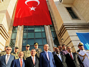 Turkey's Erdogan opens a new Turkish Embassy in Somalia, AFP/File
