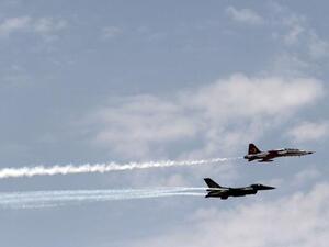 Turkish fighter jets moving toward Syria. (AFP/File)