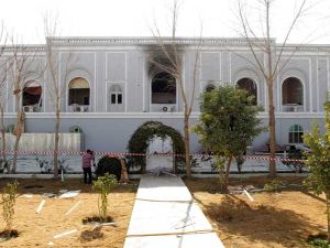  التفجير، الذي استهدف دار الضيافة في افغانستان