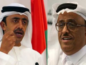 وزير خارجية الامارات الشيخ عبدالله بن زايد والفريق ضاحي خلفان