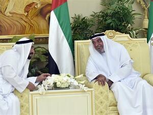 الشيخ خليفة بن زايد آل نهيان يستقبل حكام الإمارات والمهنئين بمناسبة عيد الفطر