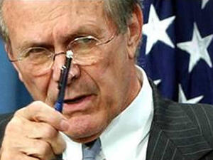 وزير الدفاع الأميركي السابق دونالد رامسفيلد /ارشيف