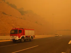 وقع في اليونان في الـ23 من الشهر الماضي عدد من الحرائق الكبيرة ومعظمها في منطقة أتيكا وسط البلاد
