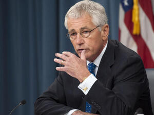 The Wall Street Journal reported that US Secretary of Defense Chuck Hagel has been briefed on the intrusion by Iranian hackers. (Image credit: AFP)