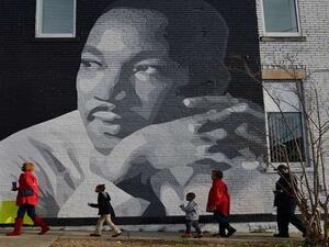 مارتن لوثر كينغ، الناشط الحقوقي المدني الحائز على جائزة نوبل للسلام