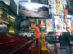 تايم سكوير فارغة/ا.ف.ب