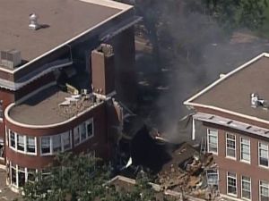 انفجار أنبوب غاز وانهيار جزئي لمبنى في مدرسة دينية خاصة بمدينة مينيابوليس