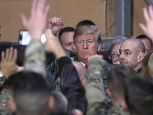 الرئيس ترامب في قاعدة "عين الأسد" غربي العراق