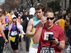A woman reacts after two explosions rock the Boston Marathon (AFP/ Alex Trautwig) A woman reacts after two explosions rock the Boston Marathon (AFP/ Alex Trautwig)