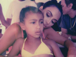 North is the oldest of Kim's three children (Source: kimkardashian / Instagram )