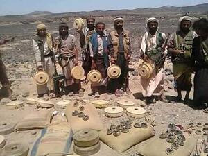 المنظمه: الاطفال والمدنيين يقتلون ويشوهون جراء القنابل العنقودية غير المنفجرة