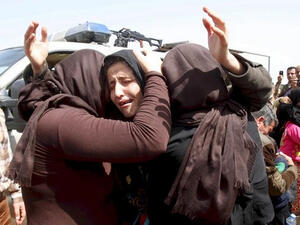 A nine-year-old girl who was taken as a sex slave by Daesh was raped by ten militants and is now pregnant. (AFP/File)