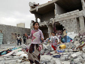 UNICEF has long warned about the dire humanitarian situation of children in the impoverished country. (AFP/Mohammed Huwais) 