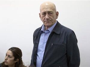 The former Israeli PM is now facing 19 months in prison for various corruption charges. (AFP/File)