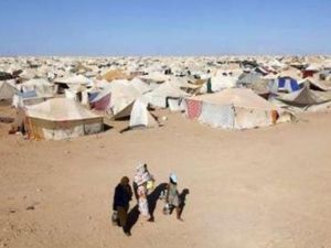 مخيم لاجئيين في اليمن/ارشيف