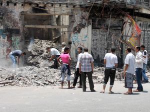 الدمار في مدينة عدن جنوب اليمن