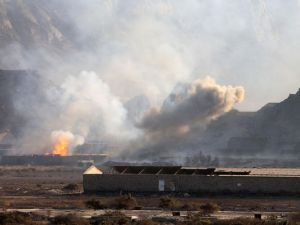  الغارات الليلية اصابت موقعا في صباحة غرب العاصمة صنعاء