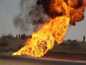 مسلحون ينتمون إلى تحالف قبائل حضرموت فجروا انبوب النفط الممتد من قطاع المسيلة النفطي إلى ميناء الضبة 