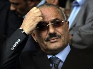 الرئيس اليمني علي عبدالله صالح يلقي خطابه الأول منذ عودته من رحلة العلاج في السعودية