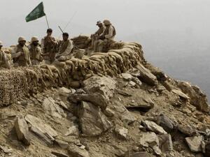 نقطة عسكرية سعودية قرب الحدود اليمنية