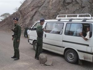 دورية للجيش اليمني قرب صنعاء