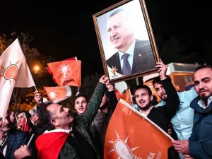 President Recep Tayyip Erdogan owes his success largely to the growth of the Turkish economy in the past decade, but he must keep in mind that more direct investment requires political stability and a reliable legal framework. (AFP/File)