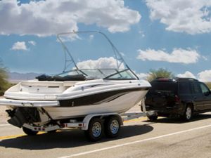 Officers became suspicious about the unusual presence of a woman without relatives towing a boat into Saudi Arabia. (Shutterstock)