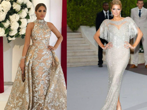  إطلالات النجمات بفساتين من توقيع المصمم الكويتي يوسف الجسمي