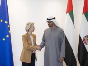 EU chief intends to press bin Zayed on Russia sanctions evasion 